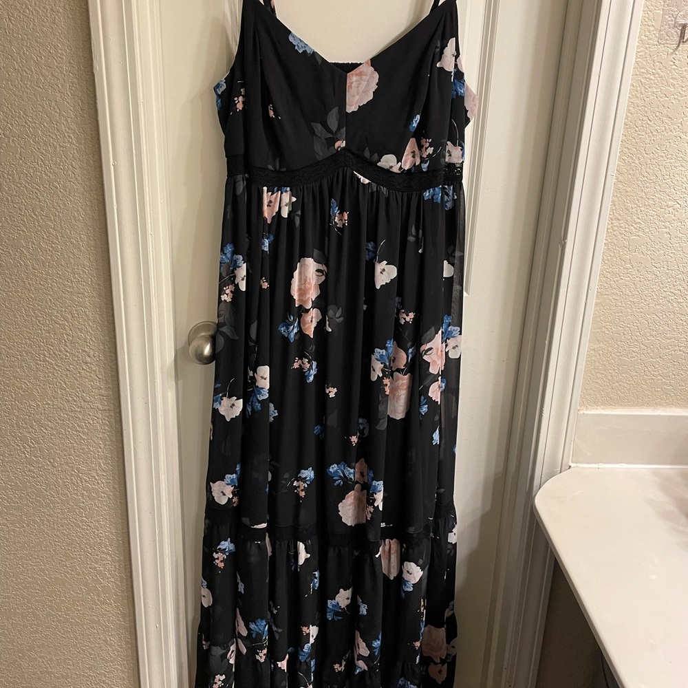Torrid Black & Blue a Floral Maxi address